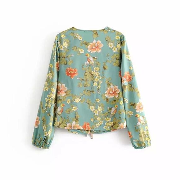 Sexy Silky Blouse  - Picture 3 of 3